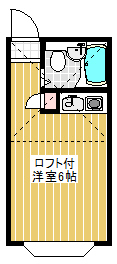 ふじみ野市新田のアパートの間取り