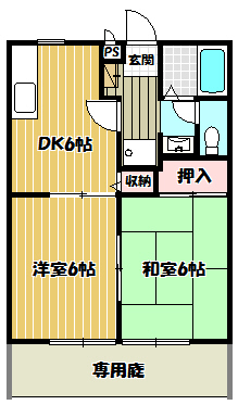 サンガーデンエルモ　Ａ棟の間取り