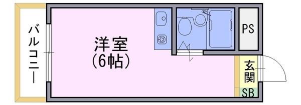 フロイデ東向日の間取り