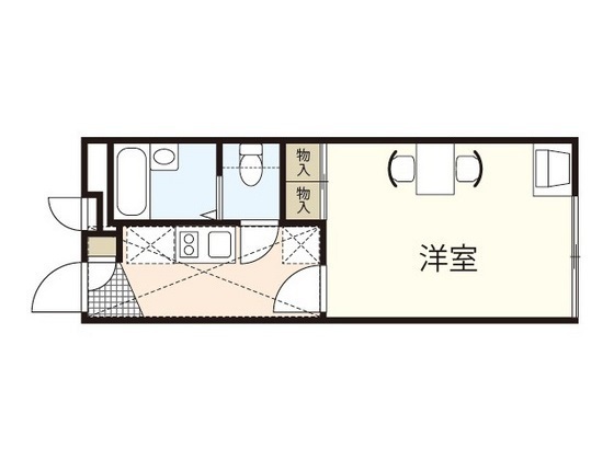 レオパレスメゾン春風の間取り