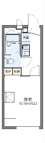 レオパレス旭鶴の間取り