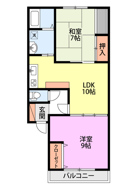 ロングアイランドの間取り