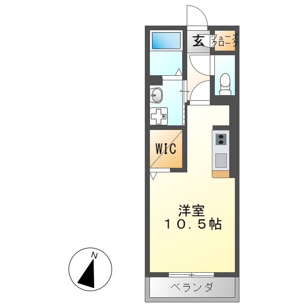 サンハイム津島の間取り