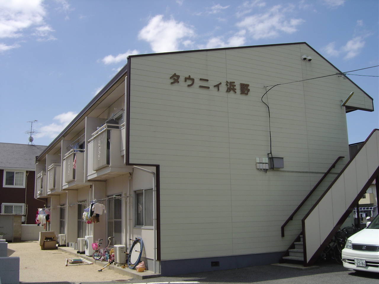 岡山県岡山市南区浜野２（アパート）の賃貸物件の外観