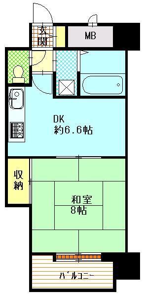 ライオンズマンション中通第２の間取り