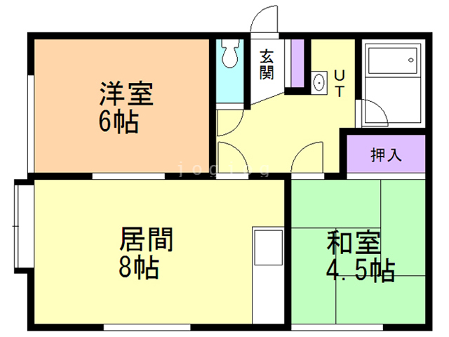 龍雲荘の間取り