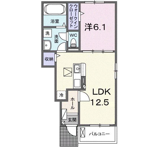 【所沢市中新井のアパートの間取り】