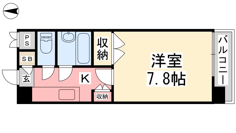 ジョイフル第1朝生田の間取り