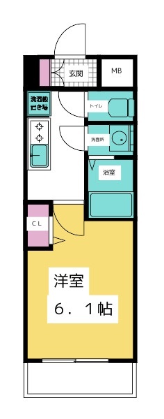 プレサンス太閤通ファシールの間取り