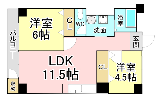 第５共立ビルの間取り