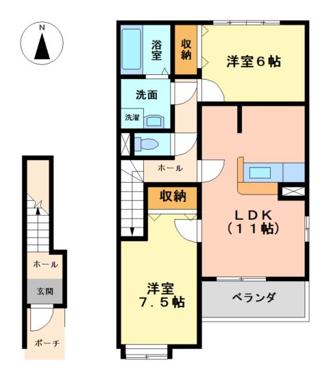 アンプティシャンの間取り