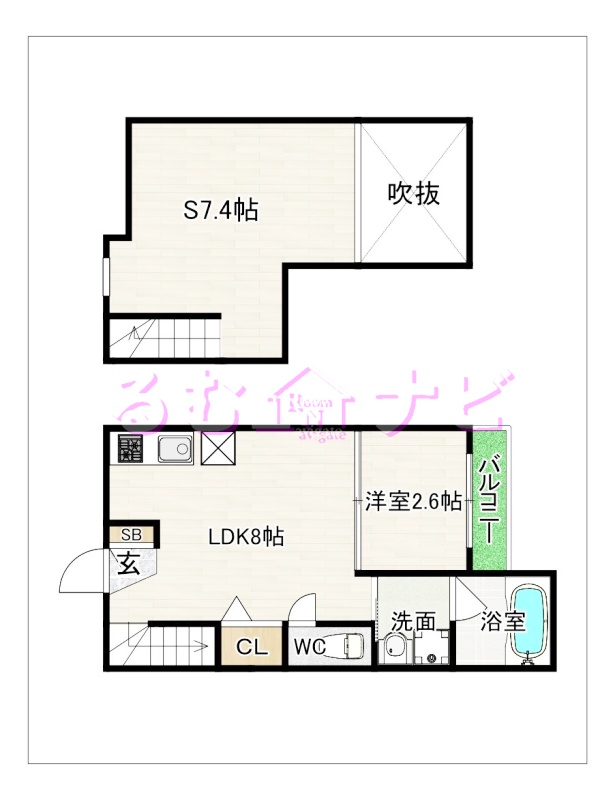 DreamStage博多南lagoon（ラグーン）の間取り