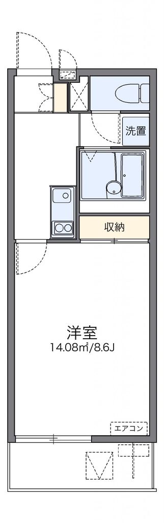 ふじみ野市市沢のマンションの間取り