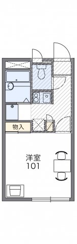 レオパレス和泉の間取り