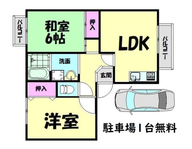 サンプライムシティの間取り