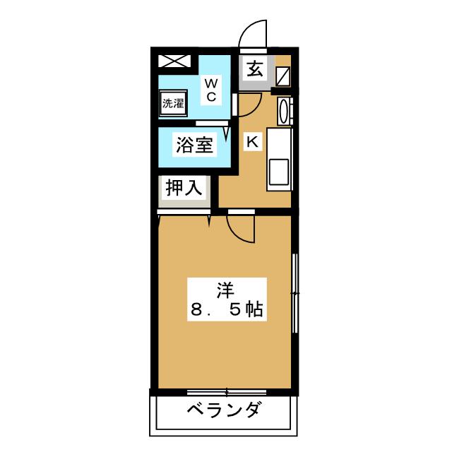 ＫＩコーポレーションＦの間取り