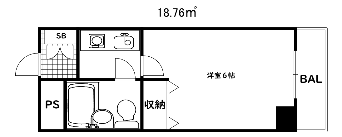 シャルムメゾン春日野道の間取り