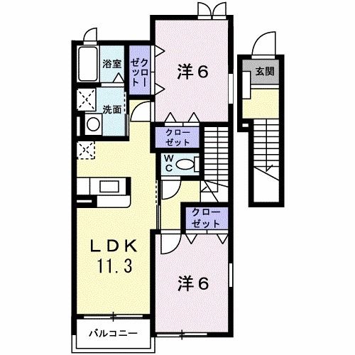 ティンバーハイツの間取り