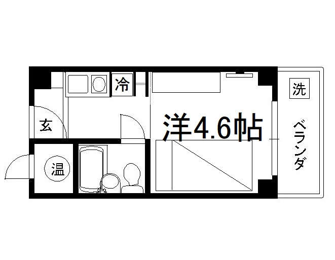 コスモリード京都今出川の間取り