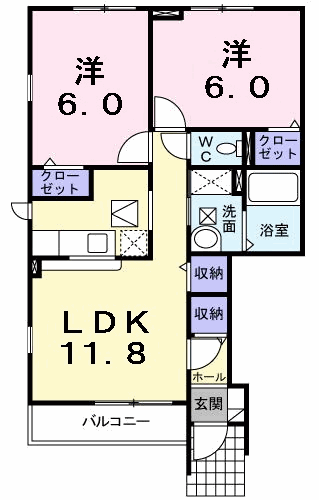 クラール　ハウスの間取り