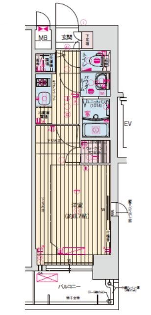 プレサンス京都鴨川の間取り