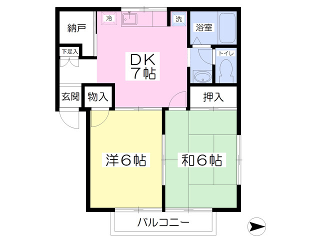 メゾン英の間取り