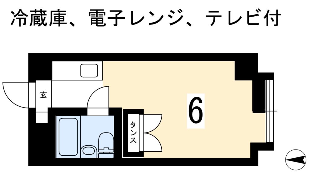 カサデソーラ白川の間取り