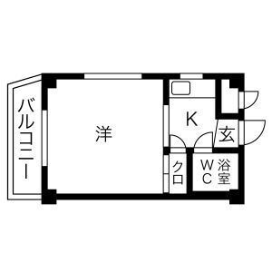 アパートメント尼崎IIの間取り