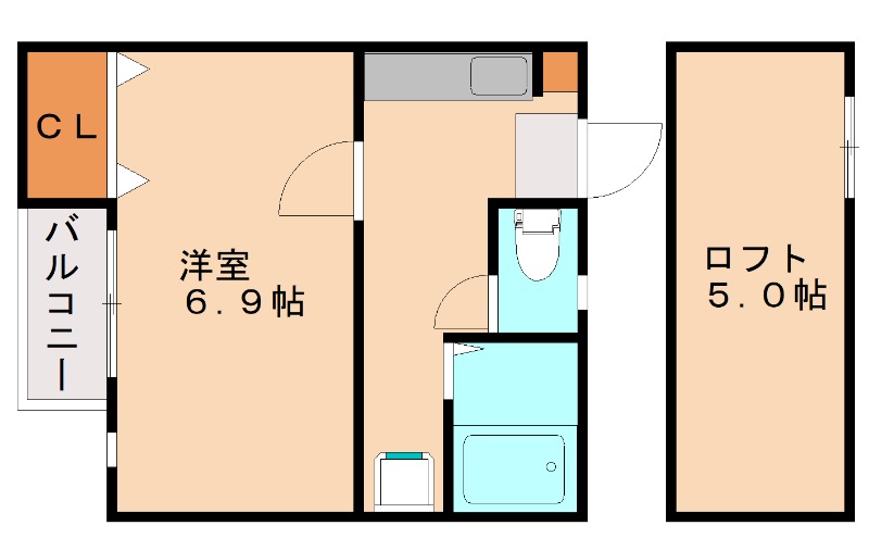 ポラリス姪浜南-Nの間取り