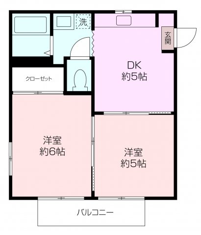 野比2丁目アパートの間取り