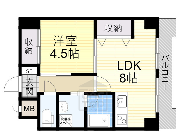 サムティ新大阪WESTの間取り