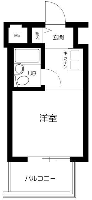 スカイコート下高井戸の間取り