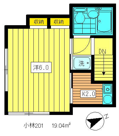 小林荘の間取り