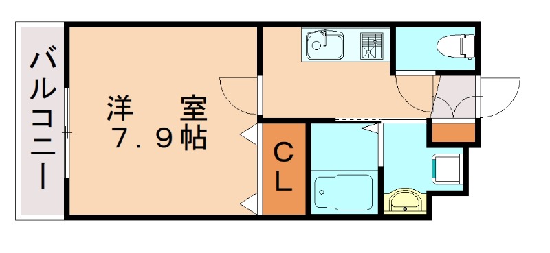 北九州市八幡西区菅原町のマンションの間取り