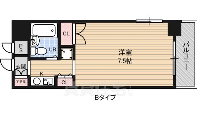 堺市堺区宿院町東のマンションの間取り