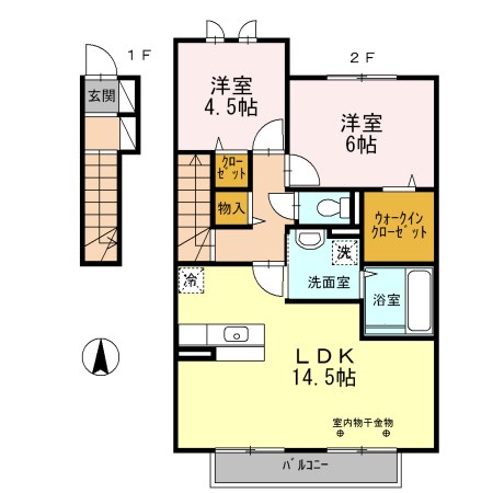 EXCELSIOR柏村（エクセルシア）の間取り