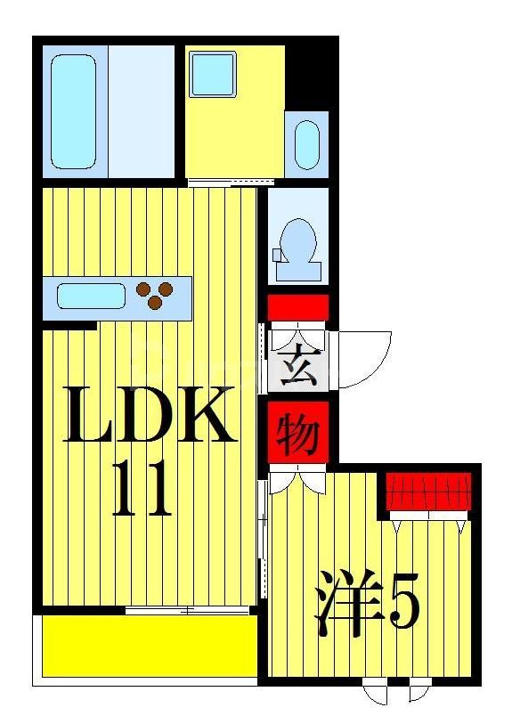 船橋市前原西のマンションの間取り