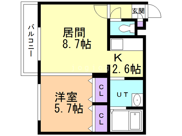 セルバテール琴似の間取り