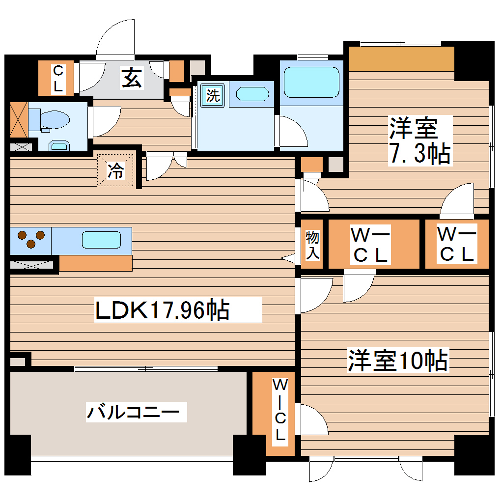 【Premiage泉中央の間取り】