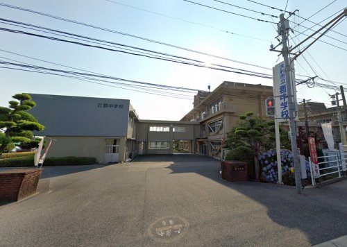 【大村市皆同町のアパートの中学校】