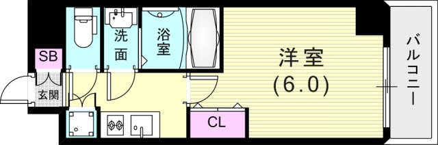 ワールドアイ神戸WESTの間取り