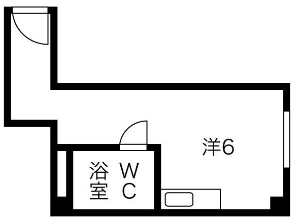 大阪市平野区平野東のマンションの間取り