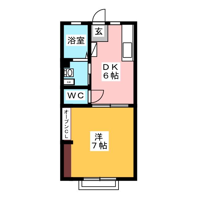 金貴ハイツの間取り