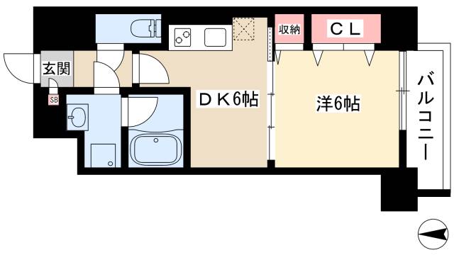 モン　ヨイーエの間取り