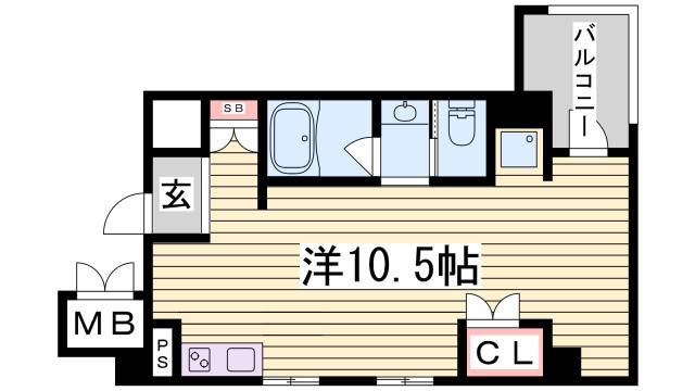 ワコーレヴィータ下沢通の間取り