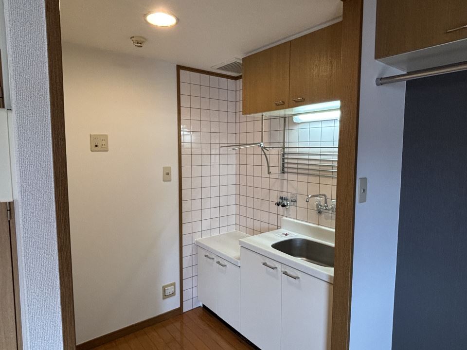 キッチン　便利な水切りラック♪楽しい自炊ライフを♪