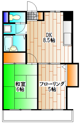 岩澤フラッツの間取り