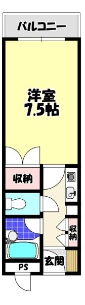スクエアメゾン阪南の間取り写真