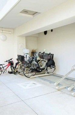 駐車場　駐輪場です