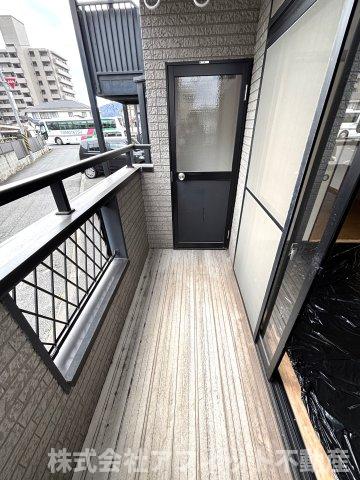 バルコニー　東向き